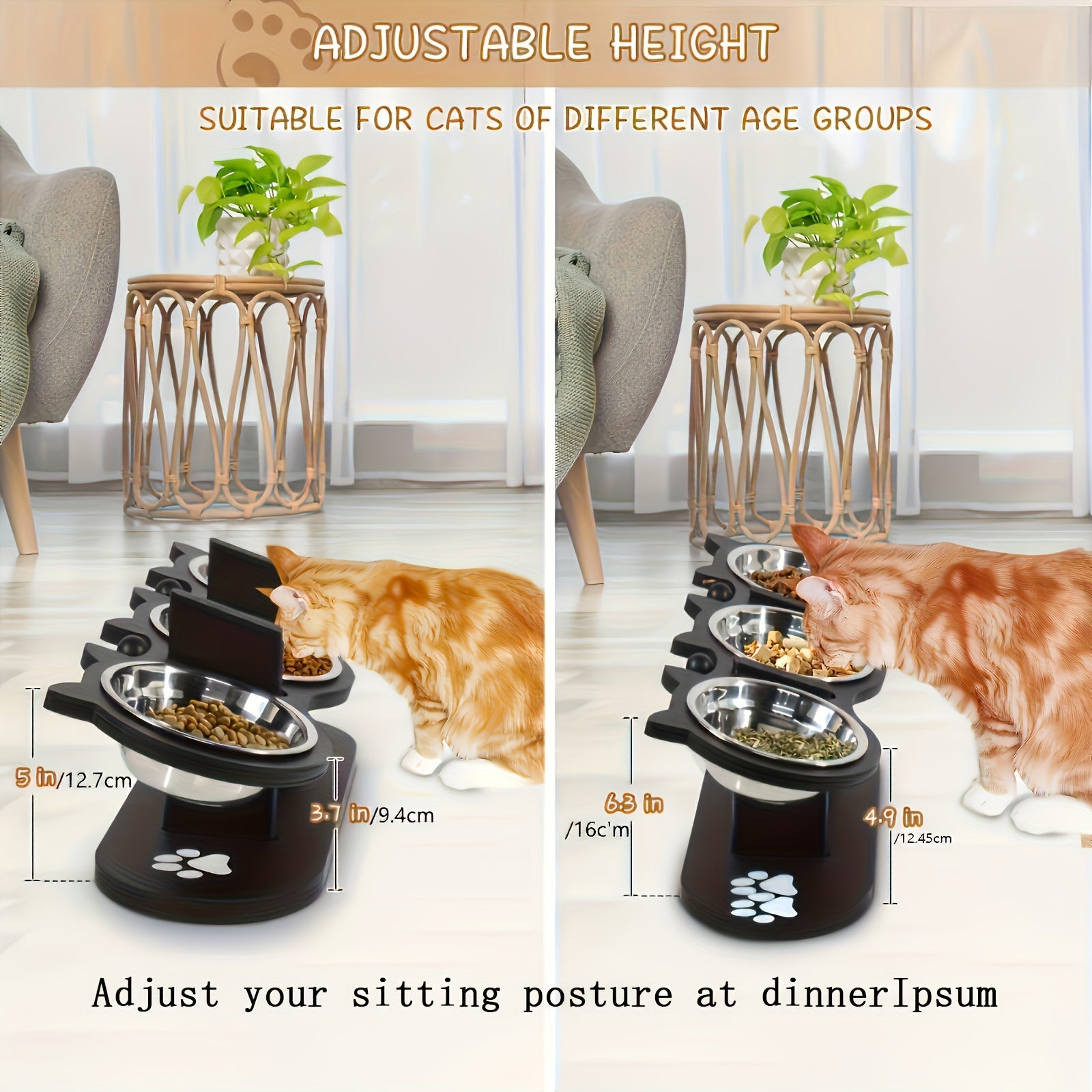 The Purrfect Angle Feeder