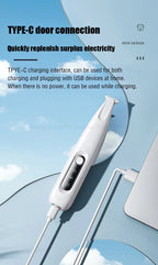 New Dog Paw Trimmer with LED Light Fully Waterproof Pet Hair Trimmer with LED Display Dog Clippers for Grooming 18mm Widen Blade