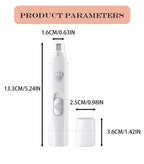 Electric Dog Nail Grinder Pet Nail Clipper USB Rechargeable Pet Nail Trimmers Painless with Polisher Wheel for Small/Large Pets