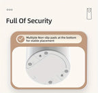 Product with non-slip pads at the bottom on a light gray background